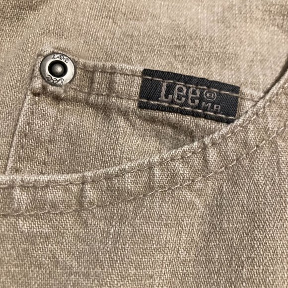 NWOT Vintage Lee High Rise Denim Jeans with Belt Size 12S - Picture 6 of 12